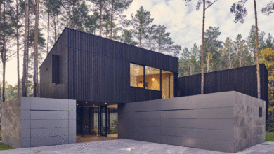 Photo of Aluminium ramen en deuren passen perfect bij een moderne woning